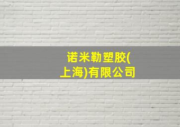 诺米勒塑胶(上海)有限公司