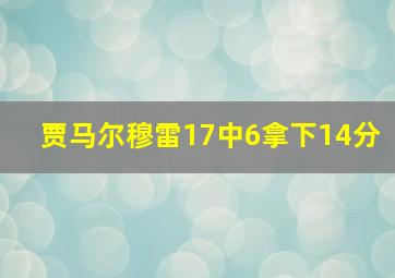 贾马尔穆雷17中6拿下14分