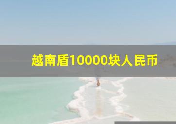 越南盾10000块人民币