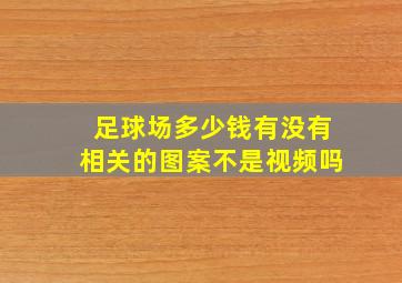 足球场多少钱有没有相关的图案不是视频吗