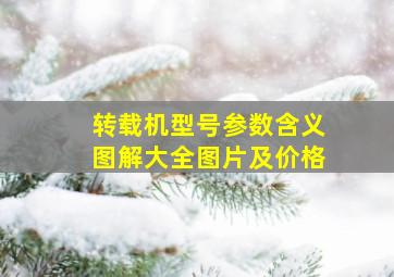 转载机型号参数含义图解大全图片及价格