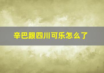 辛巴跟四川可乐怎么了