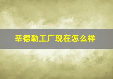 辛德勒工厂现在怎么样