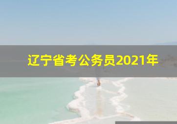 辽宁省考公务员2021年