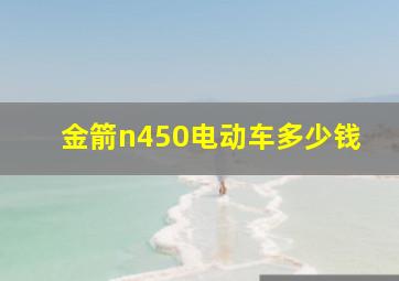 金箭n450电动车多少钱