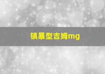 镇暴型吉姆mg