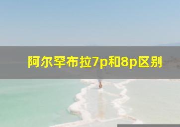 阿尔罕布拉7p和8p区别