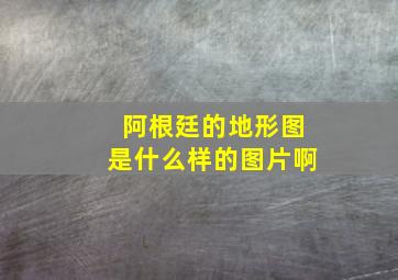 阿根廷的地形图是什么样的图片啊