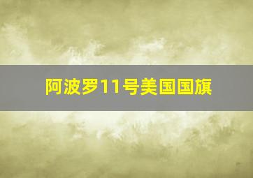 阿波罗11号美国国旗