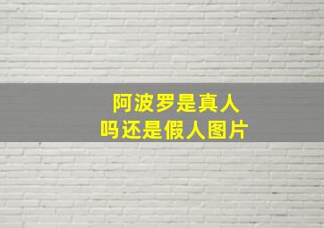 阿波罗是真人吗还是假人图片