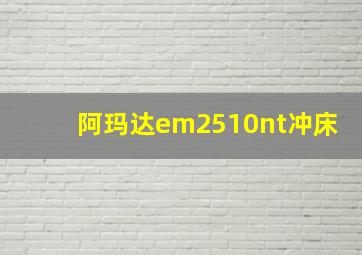 阿玛达em2510nt冲床