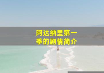 阿达纳里第一季的剧情简介