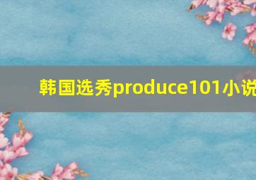 韩国选秀produce101小说