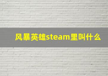 风暴英雄steam里叫什么