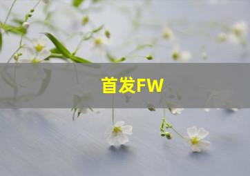 首发FW