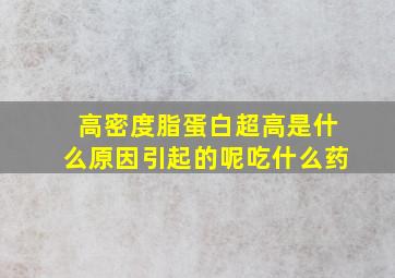 高密度脂蛋白超高是什么原因引起的呢吃什么药