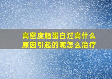 高密度脂蛋白过高什么原因引起的呢怎么治疗