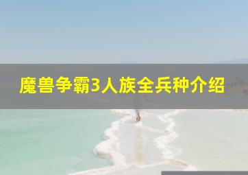 魔兽争霸3人族全兵种介绍