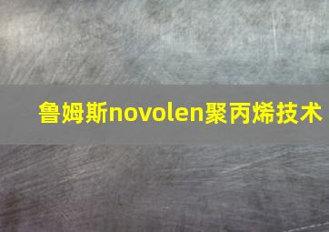 鲁姆斯novolen聚丙烯技术