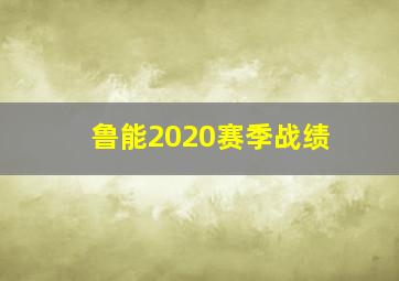 鲁能2020赛季战绩