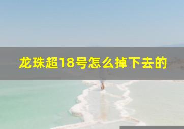 龙珠超18号怎么掉下去的