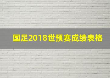 国足2018世预赛成绩表格