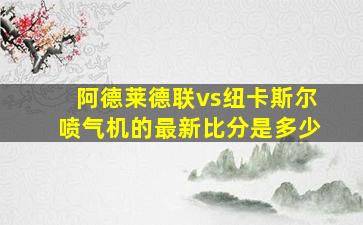 阿德莱德联vs纽卡斯尔喷气机的最新比分是多少