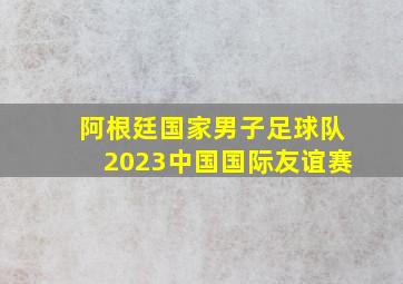 阿根廷国家男子足球队2023中国国际友谊赛